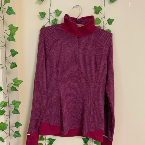 LULULEMON MAROON QUARTERZIP - Picture 7 of 7